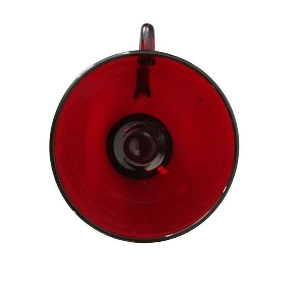 Vintage Anchor Hocking Royal Ruby Red Glass Snack Punch Tea Cups 1938 A Pair EUC - Picture 7 of 12